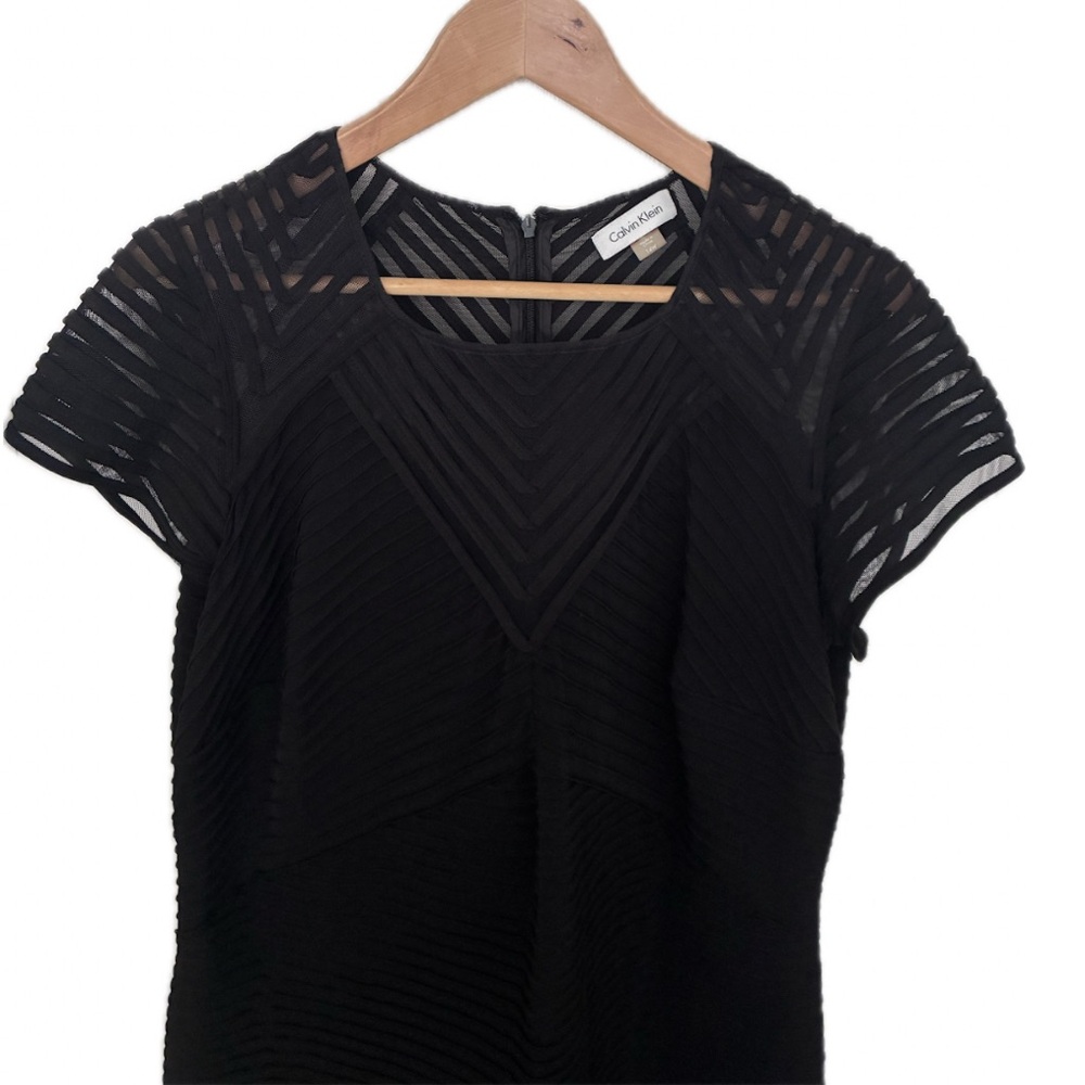 Calvin Klein Black Midi Dress